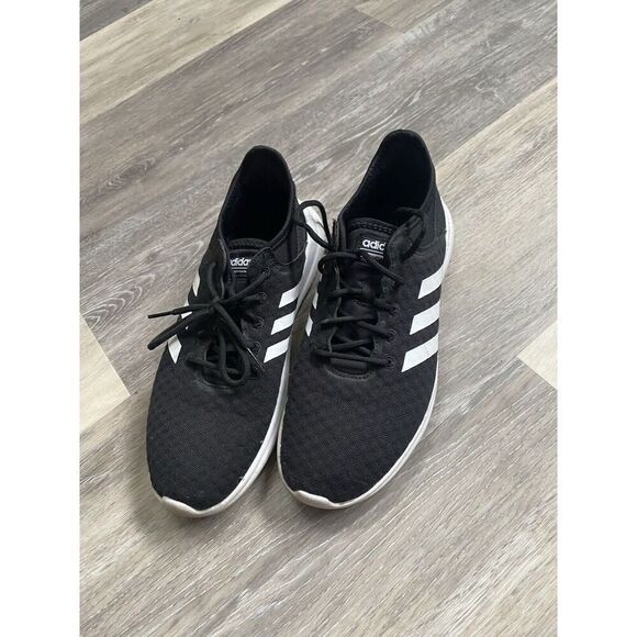 Adidas Women's Cloudfoam QT Flex W Running Shoes CG5762 Core Black White Sz 8.5 - Picture 2 of 10